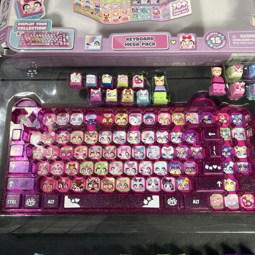 Clickeez Series 1 Keyboard 1 Epic 1 Epic Rare 5 Exclusives & 21 Regular